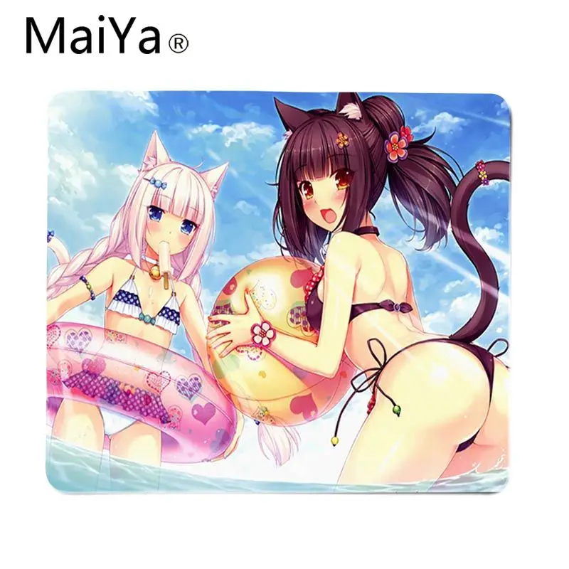 Maiya Chocola Nekopara Japan anime girl Rubber Mouse Durable Desktop Mousepad Free Shipping Large Mouse Pad Keyboards Mat