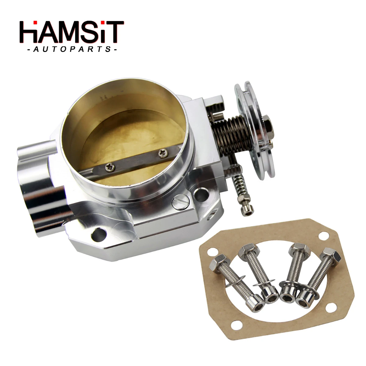 

Hamsit Car modification universal increased intake throttle valve alloy 70mm caliber throttle valve suitable for Honda D B H F