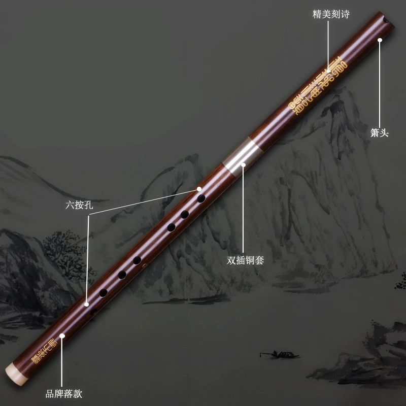 High Quality Wooden Flute Xiao not Dizi Professional Rosewood South Xiao 8 hole/6 hole G / F Key Flauta Instrument