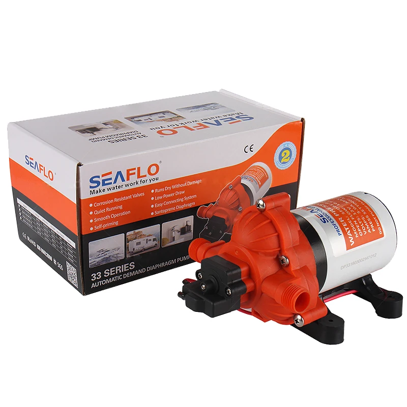 Imagem -02 - Seaflo-auto Priming Diafragma Bomba Sistema Automático de Água Barco rv 33 Series 3.0gpm 45psi 12v Sfdp1030-04533