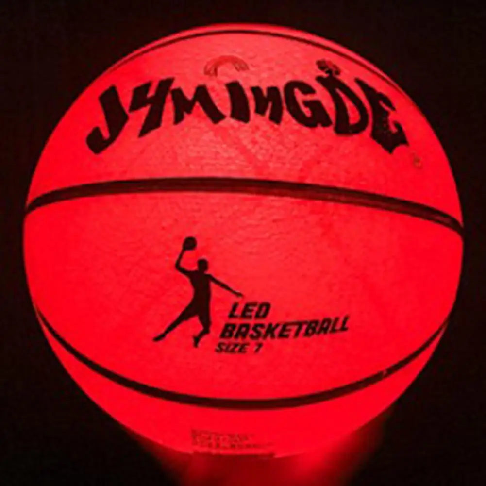 

Night Light Basketball High Brightness LED Growing Rubber Basketball For Training Freestyle Performances Good Gifts Newer