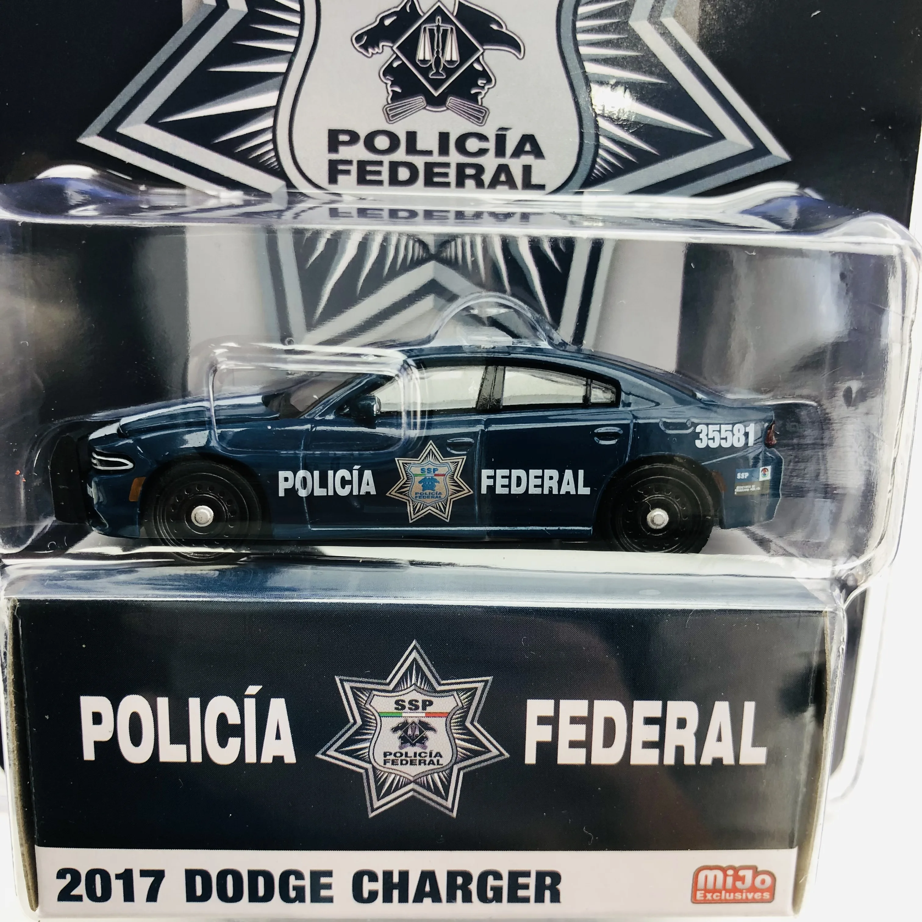 1/64 GreenLight 2017 Dodge Challenger  Mexican Police Department mijo limited  Collection  die-cast alloy car models