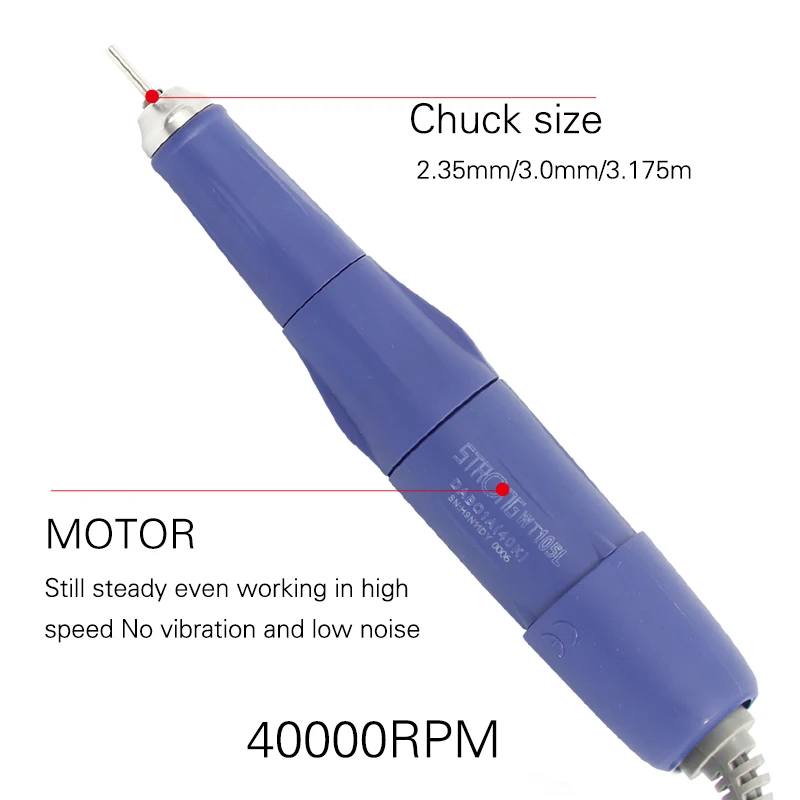 Schmuck werkzeug Ausrüstung Nagel pflege Mikro motor 40000 U/min profession elles Nagellack polieren, mit Pedalen