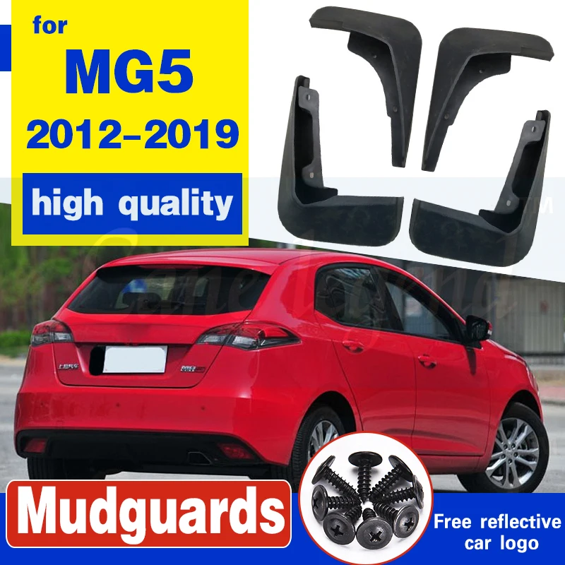 Molded Mud Flaps For MG5 2012-2019 2013 2014 2015 2016 2017 Mudflaps Splash Guards Mud Flap Front Rear Mudguards Fender