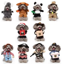 Halloween Dog Clothing Cosplay Pet Cat Costume Funny Christmas Dog Coat Dressing Up Party Suit for Chihuahua Bulldog Accessories