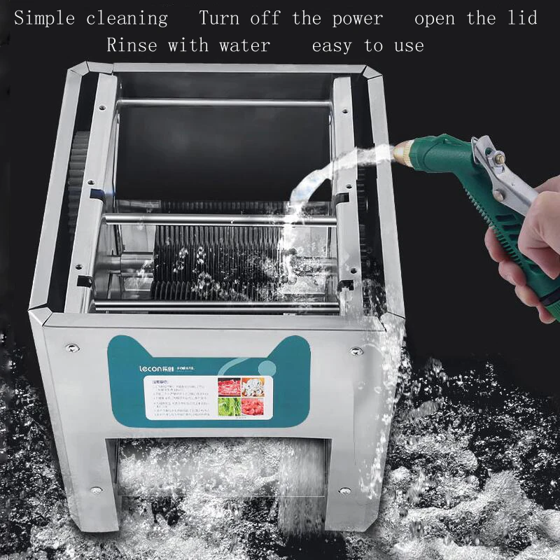 Elektryczna maszynka do mielenia mięsa ze stali nierdzewnej automatyczna krajalnica do mięsa mięso przecinarka bloków kromka