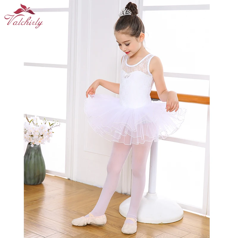 Girls Gymnastics Leotard,Dance Costume Dress,Kids Ballet Tutu Dress with Underpants,Children Skirt