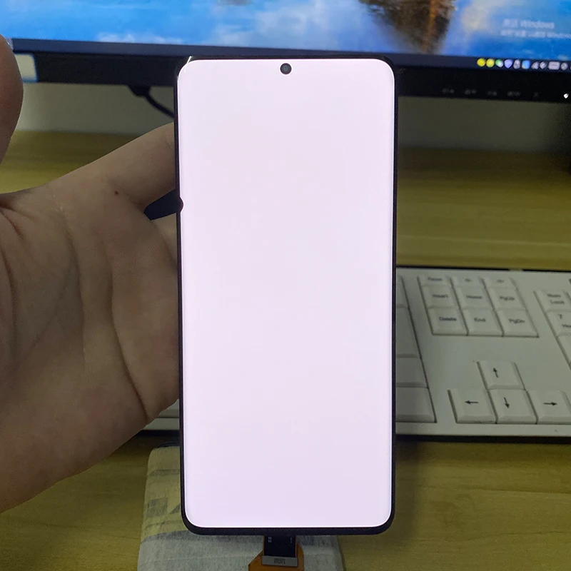 With Defect Amoled G985F LCD For Samsung S20 Plus LCD Touch Screen With Frame For S20 Plus SM- G985A G985U G986F/DS Display