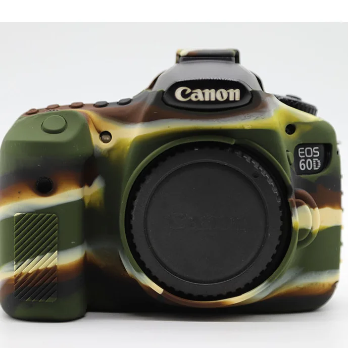Мягкая силиконовая резиновая кожа брони чехол DSLR камера корпус Защитная сумка для Canon EOS 60D 77D 80D 90D Новинка