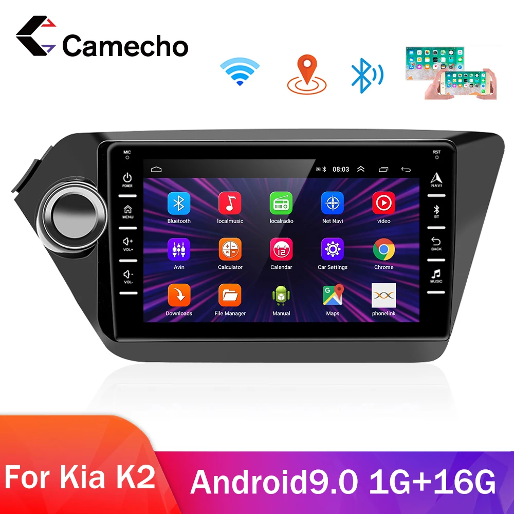 

Cemecho Android 9.0 2din Car Radio Multimedia Player For Kia RIO 3 4 RIO 2010 2011 2012 2013 2014 2015-2018 Year With GPS/BT/FM