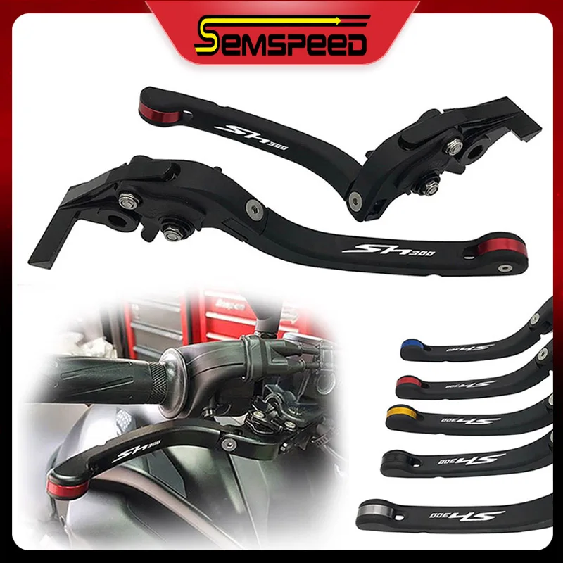 Motorbike Brakes For Honda SH 300 A/AR ABS 2018 2019 2020 SEMSPEED Motorcycle CNC Adjustable Folding Brake Clutch Levers