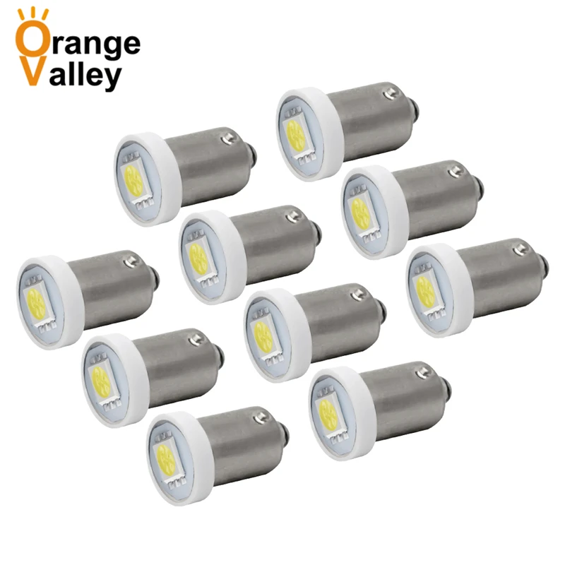 10pcs Best Price BA9S T11 H6W 1 LED 5050 SMD Car Interior Lights Reading Dome Lamp Map lighting Auto Bulbs DC 12V