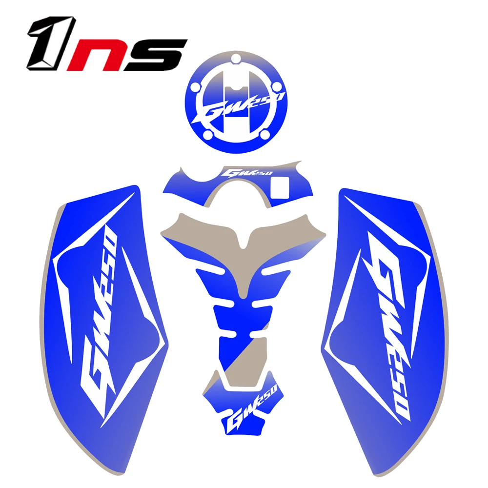 Fits For Suzuki GW 250 GW250 Motorcycle Handlebar Applique Tank Anti-Scratch Protection Sticker Side Traction Knee Pads Decal