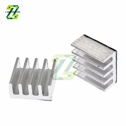 10pcs Aluminum Heat Sink Radiator Heatsink Cooler for Module Chip Card Heat Dissipation