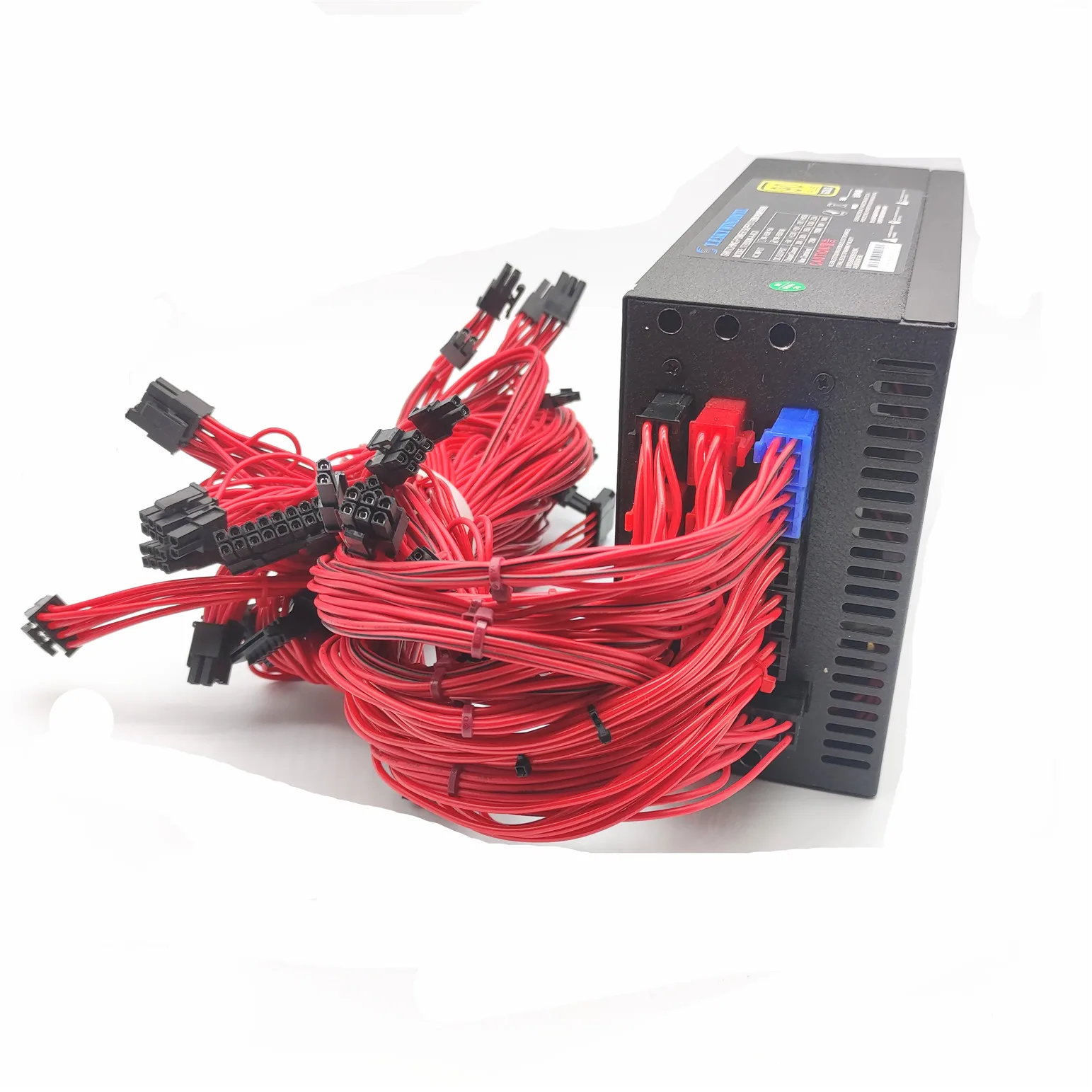 Nova Fonte de Alimentação Modular de Mineração 2000w Psu Atx para Gpu Eth Rig Ethereum Módulo Completo 220v 110v Psu para Mineração Btc Ltc Etc