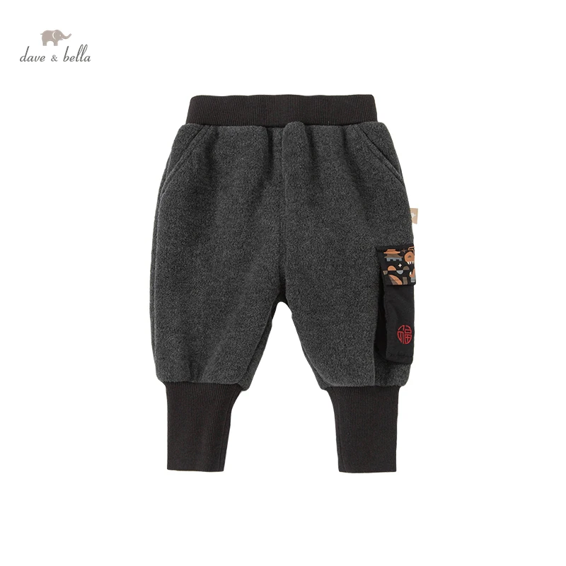 

DBJ19932 dave bella winter baby boys fashion cartoon pants children full length kids boy pants infant toddler trousers