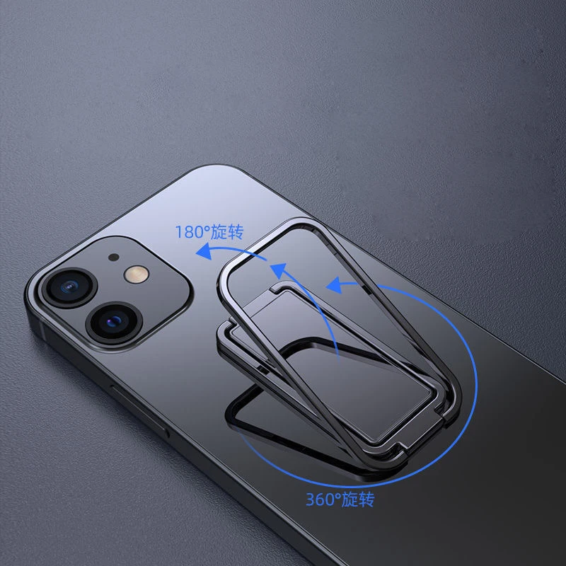 360องศาหมุนปรับโทรศัพท์มือถือพับ Stand Bracket โทรศัพท์พับได้สำหรับผู้ถือรถแม่เหล็กโทรศัพท์แท็บเล็ต