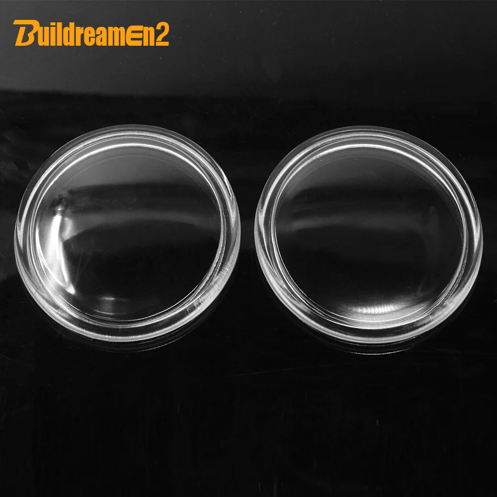 Buildreamen2 Car External Fog Light Cover Transparent Glass Lens Accessories For Nissan X-Trail Dualis Sunny March Grand Livina