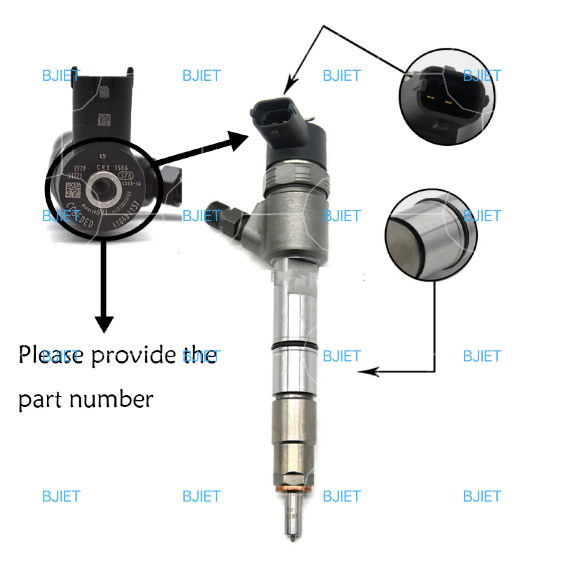 Genuine New diesel engine fuel common rail injectors 0445110548 0445110669 for diesel engine car