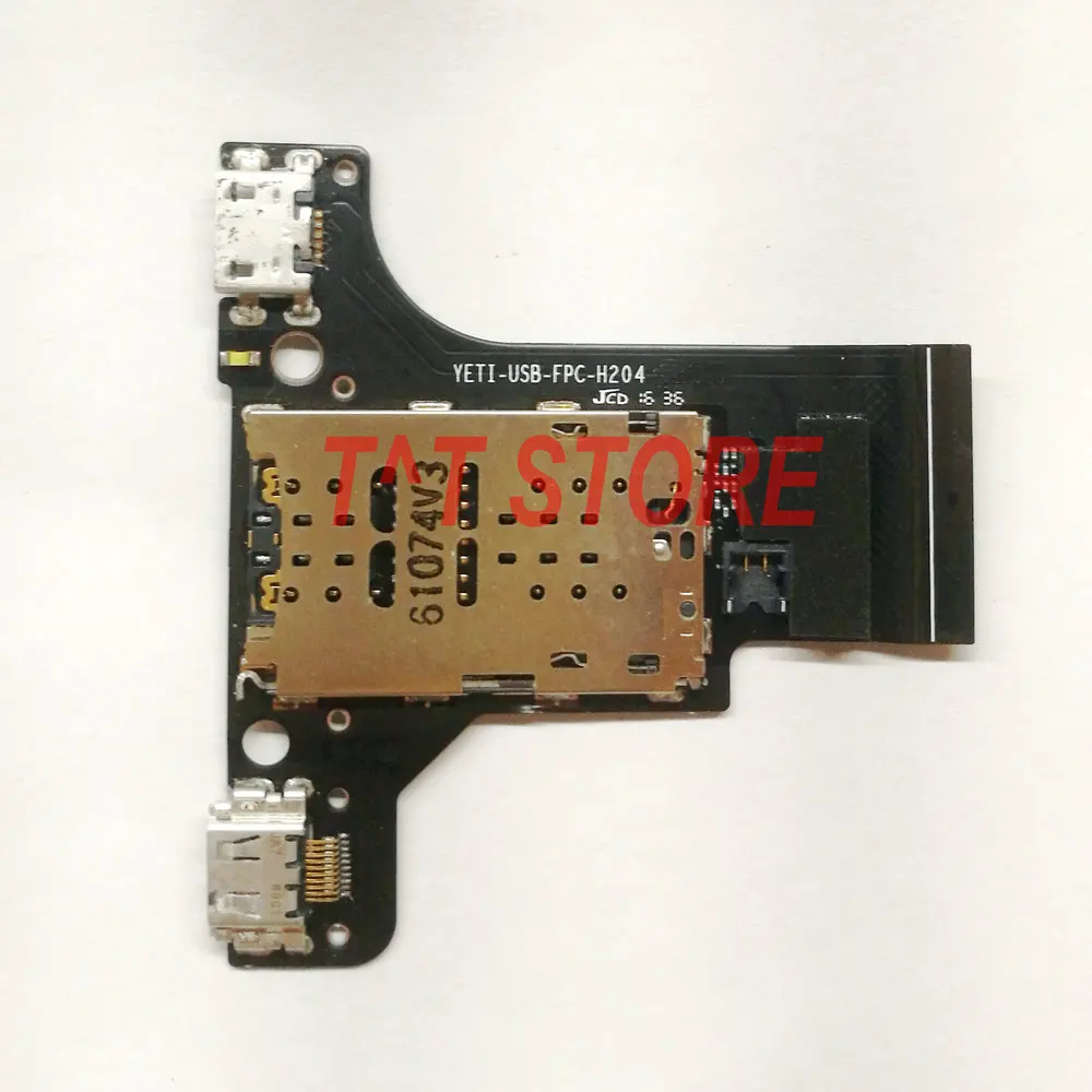 

Original FOR Yoga Book YB1-X90F YB1-X91F USB CHARGING PORT PLUG MICRO SD READER FPC Cable Board YETI-USB-FPC-H204 Free Shipping