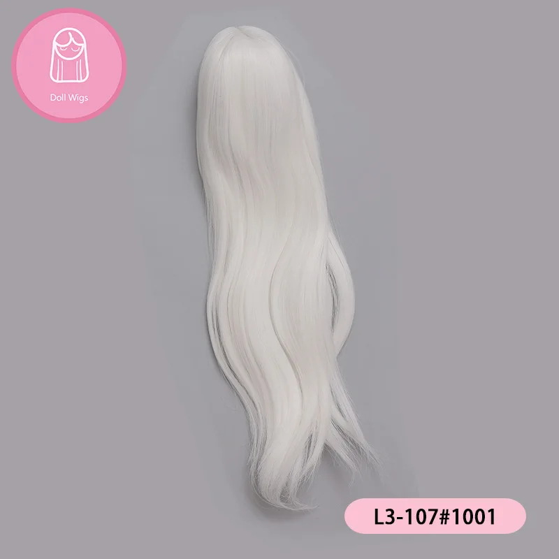 Wig For Doll BJD L3# size 9-10 inch 1/3 high-temperature wig  long hair bjd sd doll Wigs in beauty  handmade diy