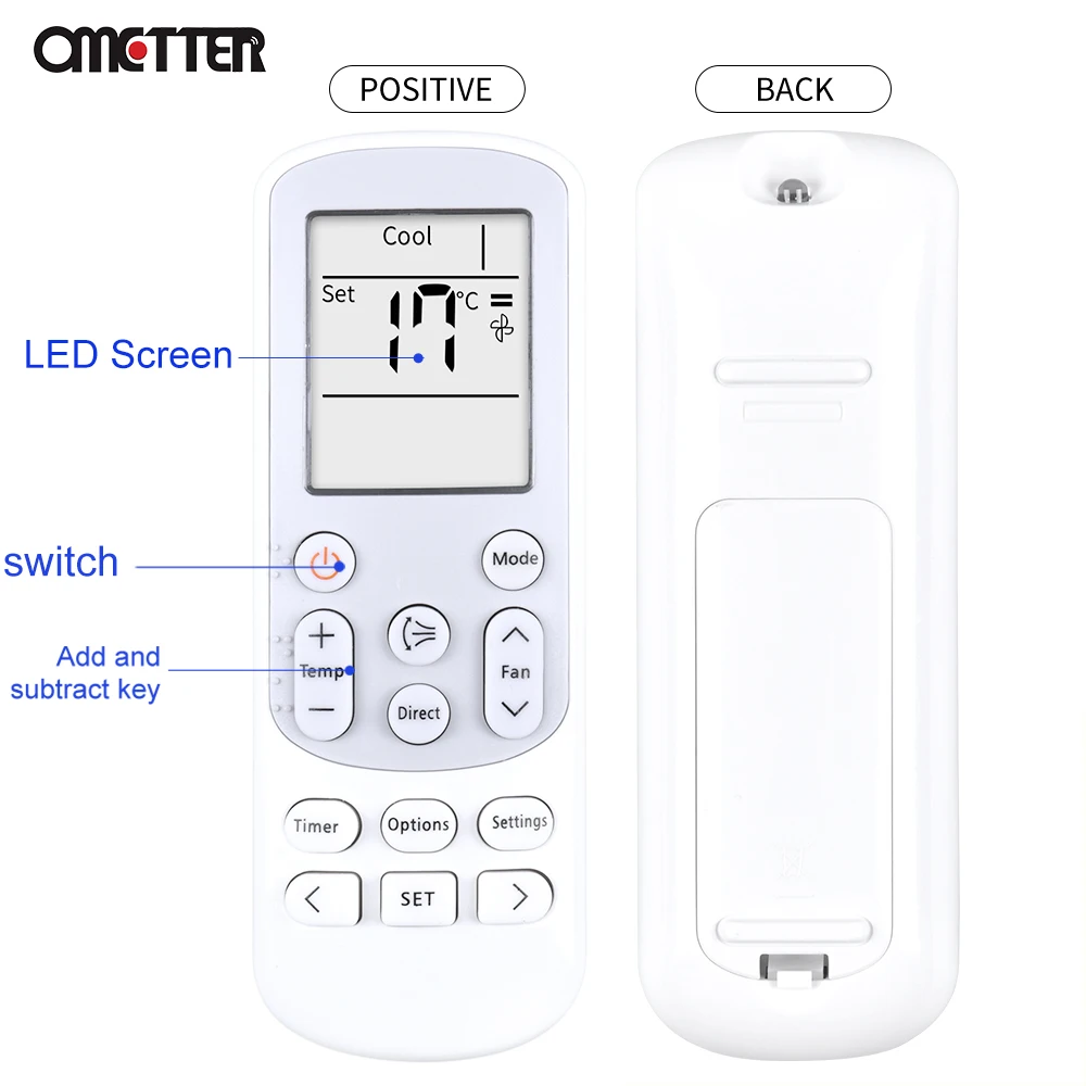エアコンエアコン,リモートコントロール交換,Samsung DB93-15882Q DB93-14643S DB93-15169G DB93-14643T用の直接供給