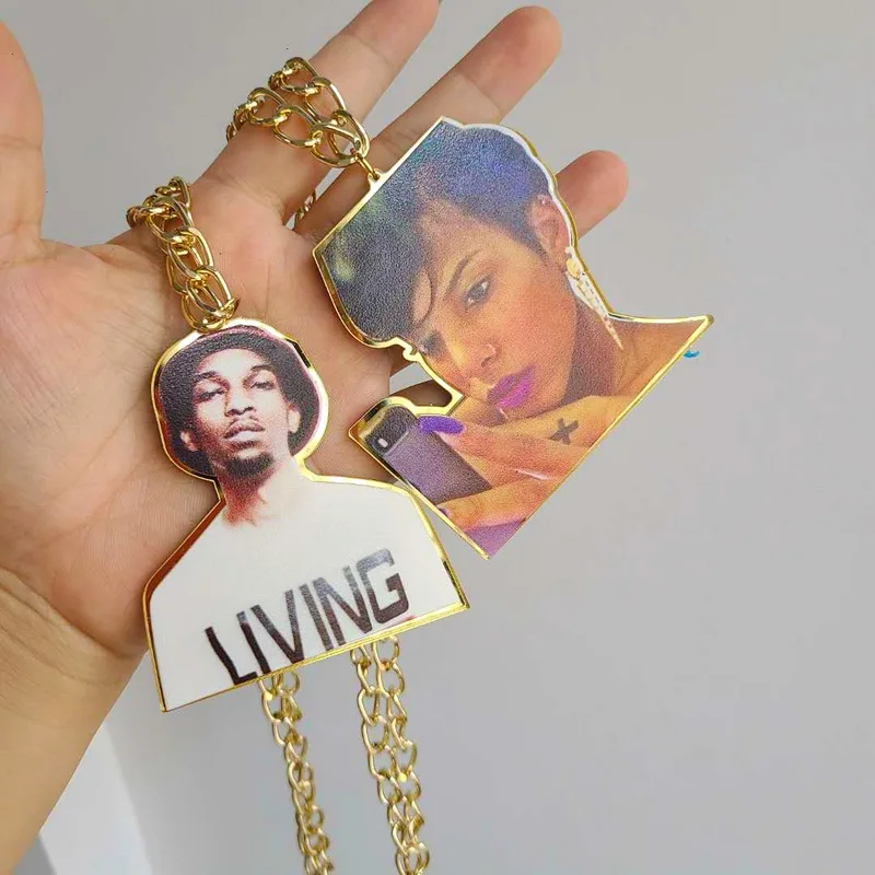 Custom Photo Necklaces for Men and Women, Personalized Jewelry, Family Love, BFF, Graduation Gift