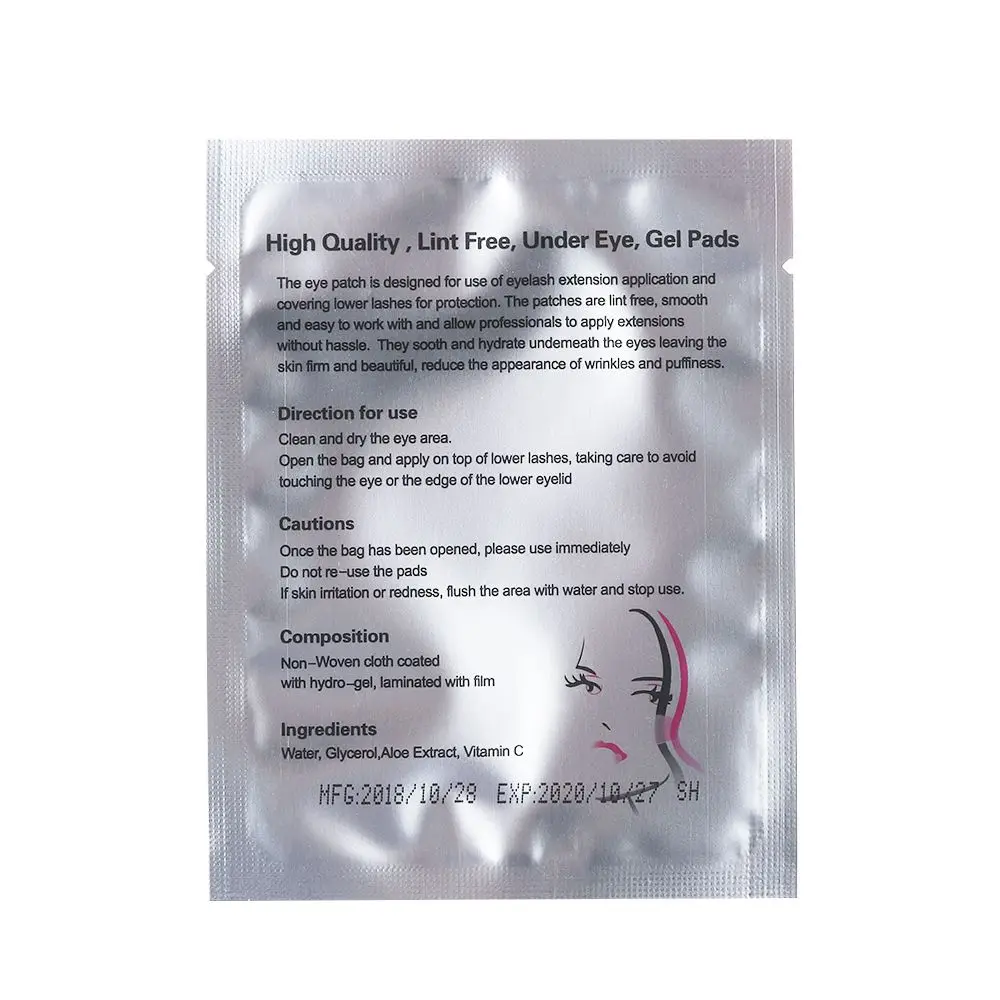 Pcs Makeup Tools Mild formulation Grafting Lashes Under Eye Gel Pads Lint Free Eyelashes Extension Eye Paper Patches