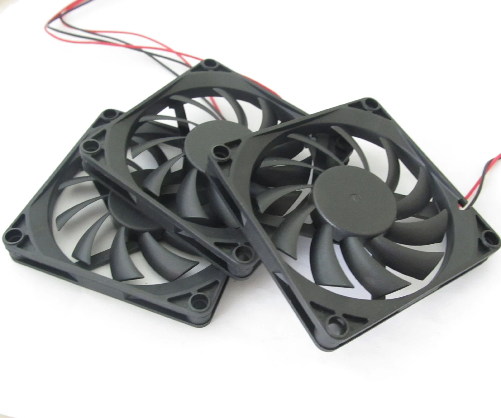 1pc Brushless DC Cooling Fan 80x80x10mm 8010 11 blades 5V 12V 24V 0.15A 2pin fan