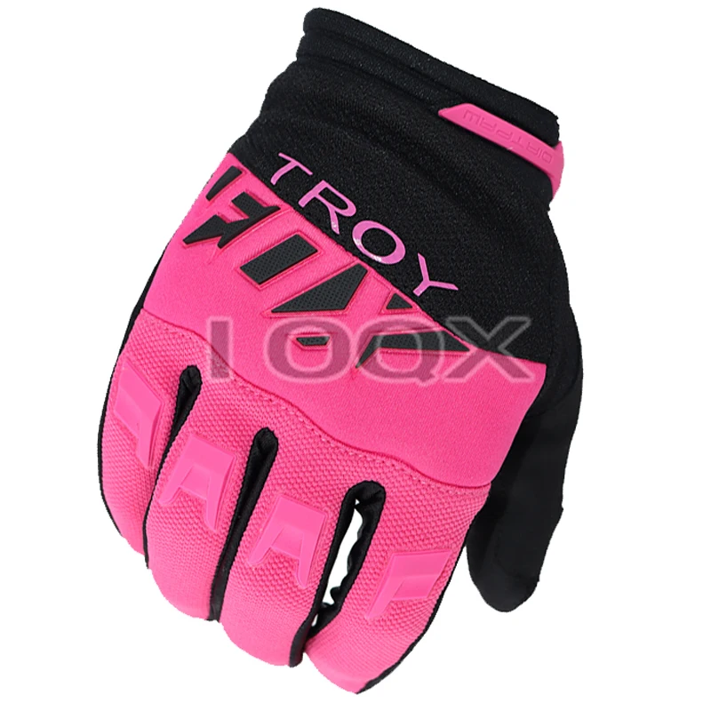 

Brand New Troy Fox Black Pink Motorbike Motorcycle Men's Gloves Air Mesh Cycling Race Glove