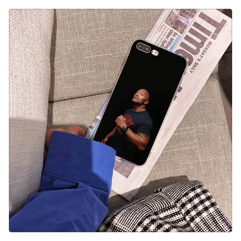 The Rock Dwayne Johnson Phone Case For iphone 13 X XS MAX 6 6s 7 7plus 8 8Plus 5 5S se 2020 XR 12 11 pro max Fundas Capa