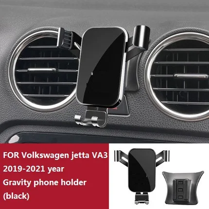 

Mobile Phone Holder For Volkswagen Jetta VA3 VS5 VS7 2013-2021 YEAR Air Vent Mount Bracket GPS Phone Holder Clip Stand in Car