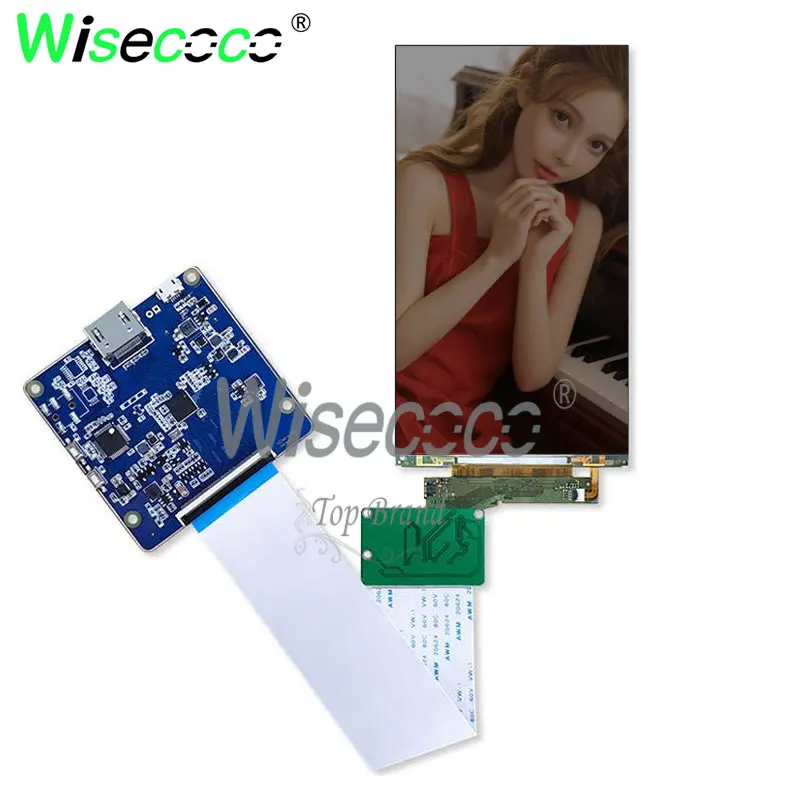 removed backlight 3840*2160 5.5 inch 4K LCD screen display with  MIPI controller board for 3D printer