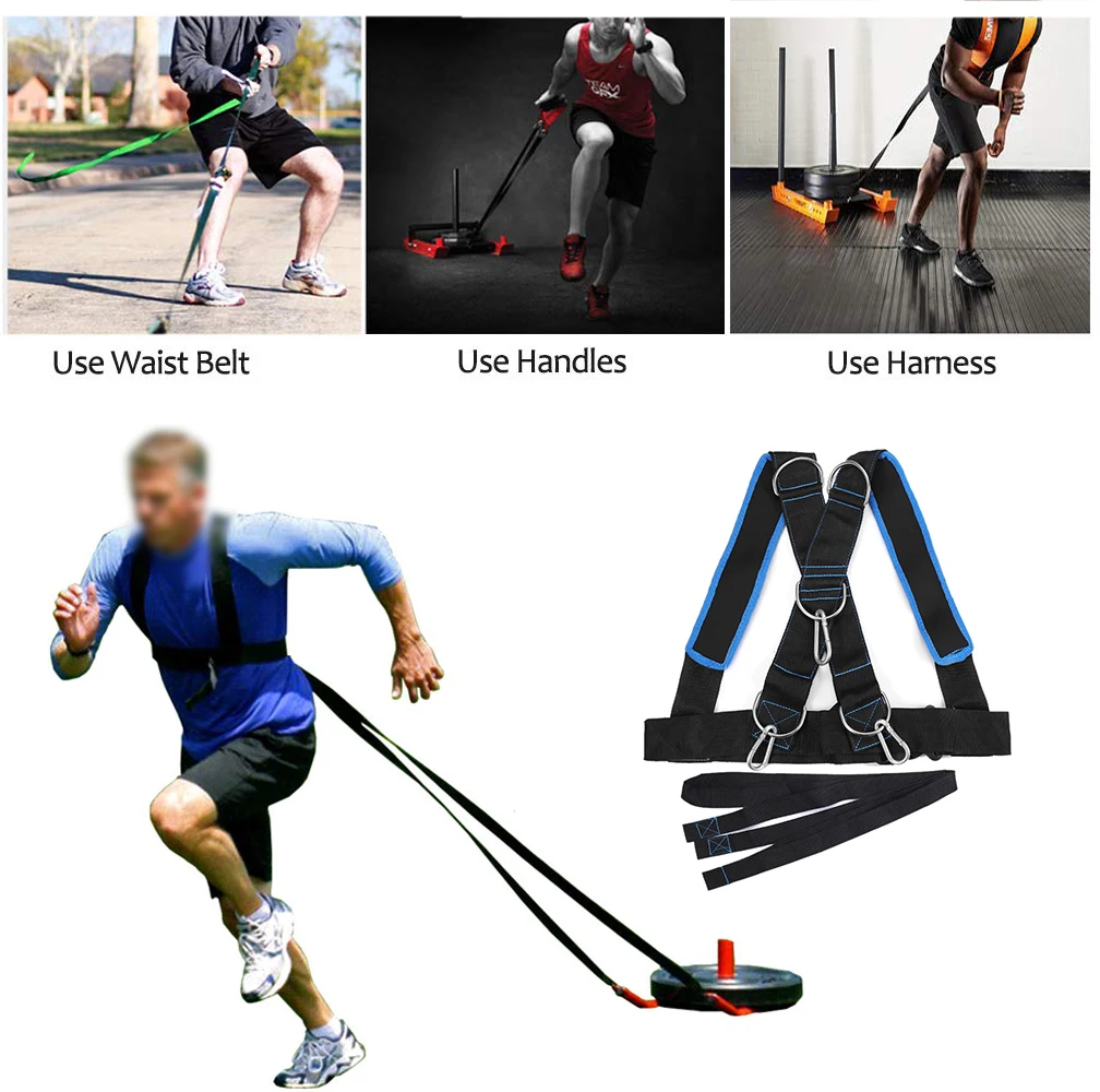 Harness Trainer Power Sled Workout Harness Tire Pulling Harness Football Workout Equipment Sled Harness Strap Resistance