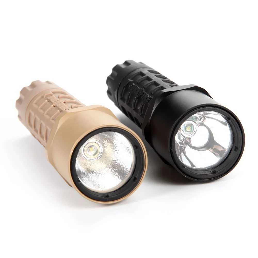 Inter NipDulch Torch Flash Light, Lampe de poche LED 600 lumens, utiliser une batterie 2x16340 RCR123A pour Surefire Fox AG2X-D-BK