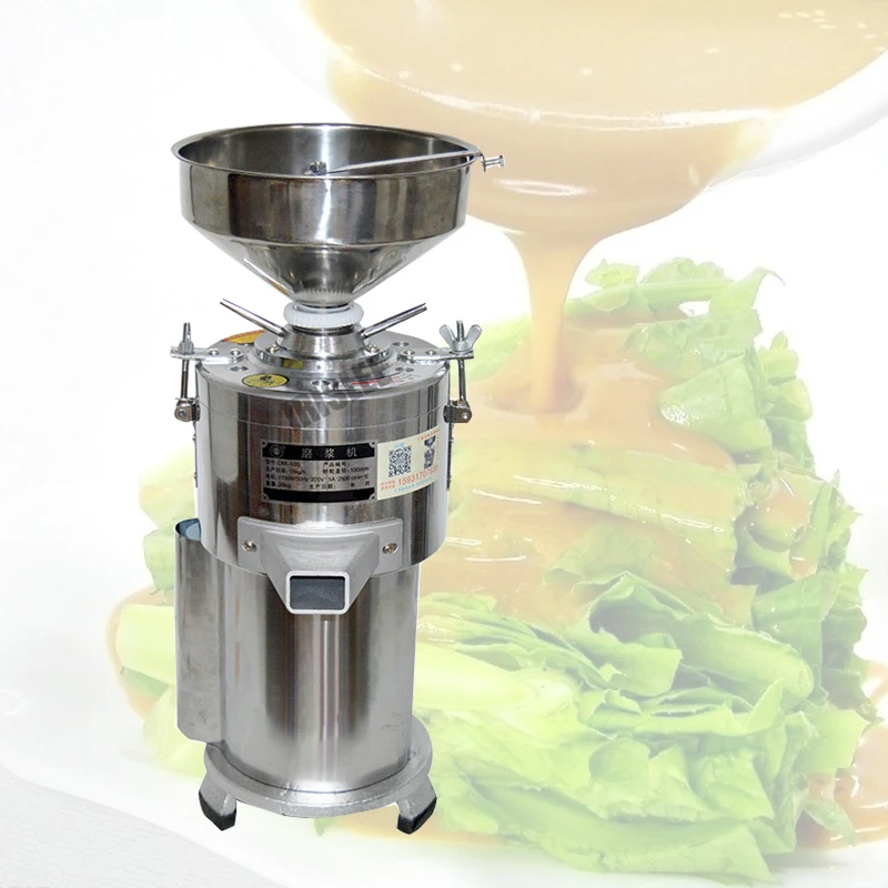 Commercial Sesame Peanut Grinding Miller Pistachio Stuff Grinder Pulping Machine 1100w Sesame Paste Machine