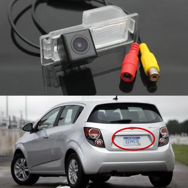 Kamera parkowania do Chevrolet Aveo T300 / Sonic 2011 2012 2013 2014 2015 2016 Kamera cofania CCD Night Vision