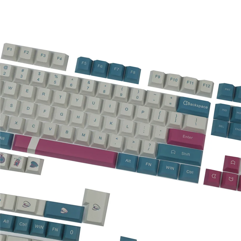 Retro Đảng Cộng Hòa Phong Cách Keycap Năm Bên Nhuộm Thăng Hoa Cá Tính Phím Anh Đào Hồ Sơ Với 7U Phím Cách Cho Bàn Phím Cơ