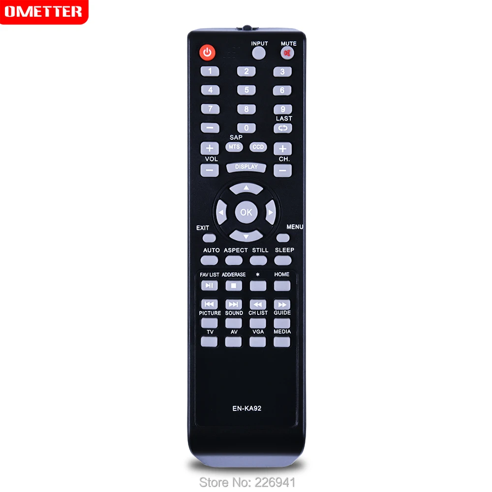 New EN-KA92 Replaced Remote Control Fit for Hisense TV 32D37 32H3B 32H3B1 32H3B2 32H3C 32H3E