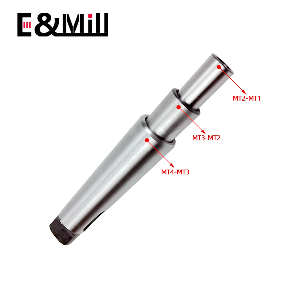 Minderer Hülse MT1 MT2 MT3 MT4 MT5 MT6 Flache Schwanz Morse Drill Hülse Verjüngt Schaft Bohrer Nahen Sleeve Fräsen Drehmaschine morse Hülse