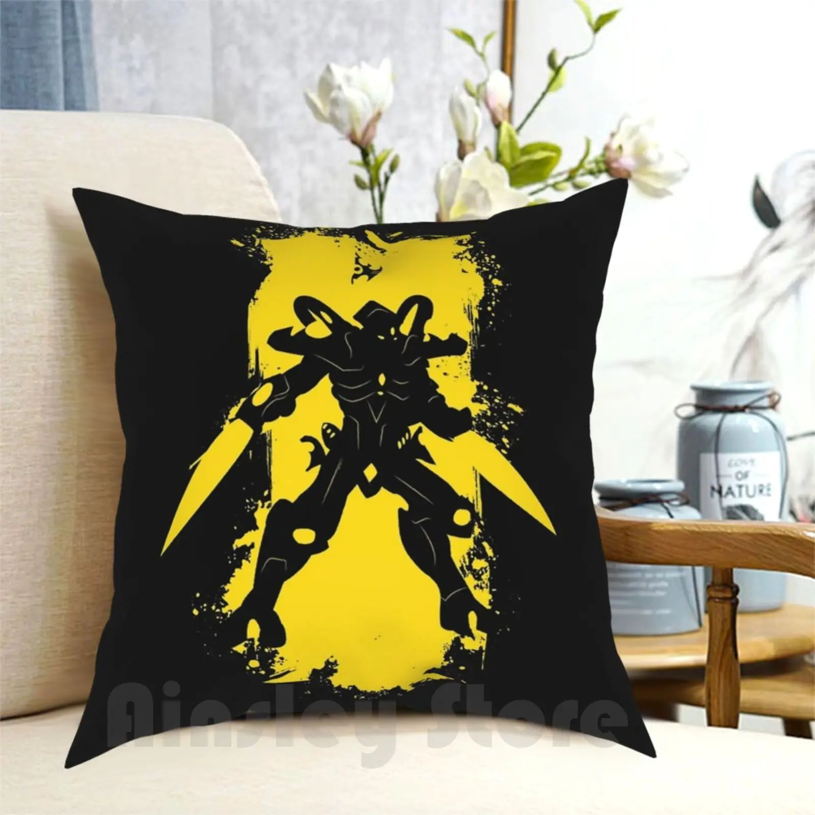 My Life For Auir Pillow Case Printed Home Soft Throw Pillow 2 2 Protoss Zerg Terran Zealot Yellow Sci Fi Cool Video