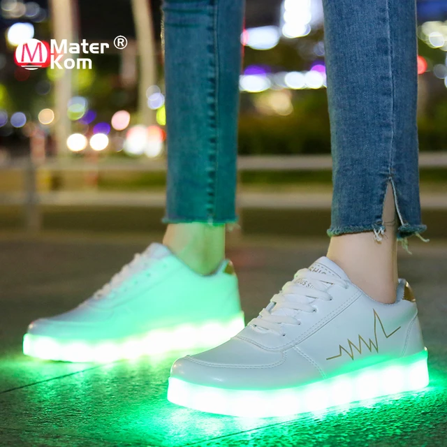 Fashion zapatillas led adultos