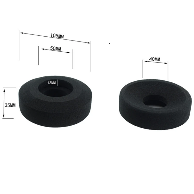 Coppia di cuscinetti auricolari cuscino per Grado GS1000i PS1000 RS1i RS2i auricolari di ricambio per cuffie cuffie con copertura in spugna di Memory Foam morbida