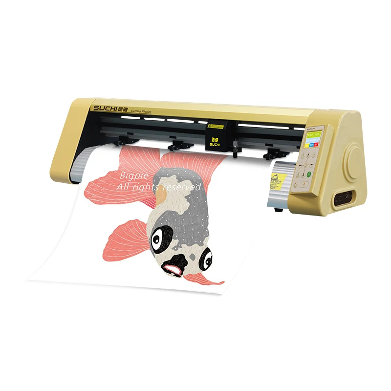 

vinyl sticker cutting plotter 730mm 24" contour cut functioning cheap cutter plotter