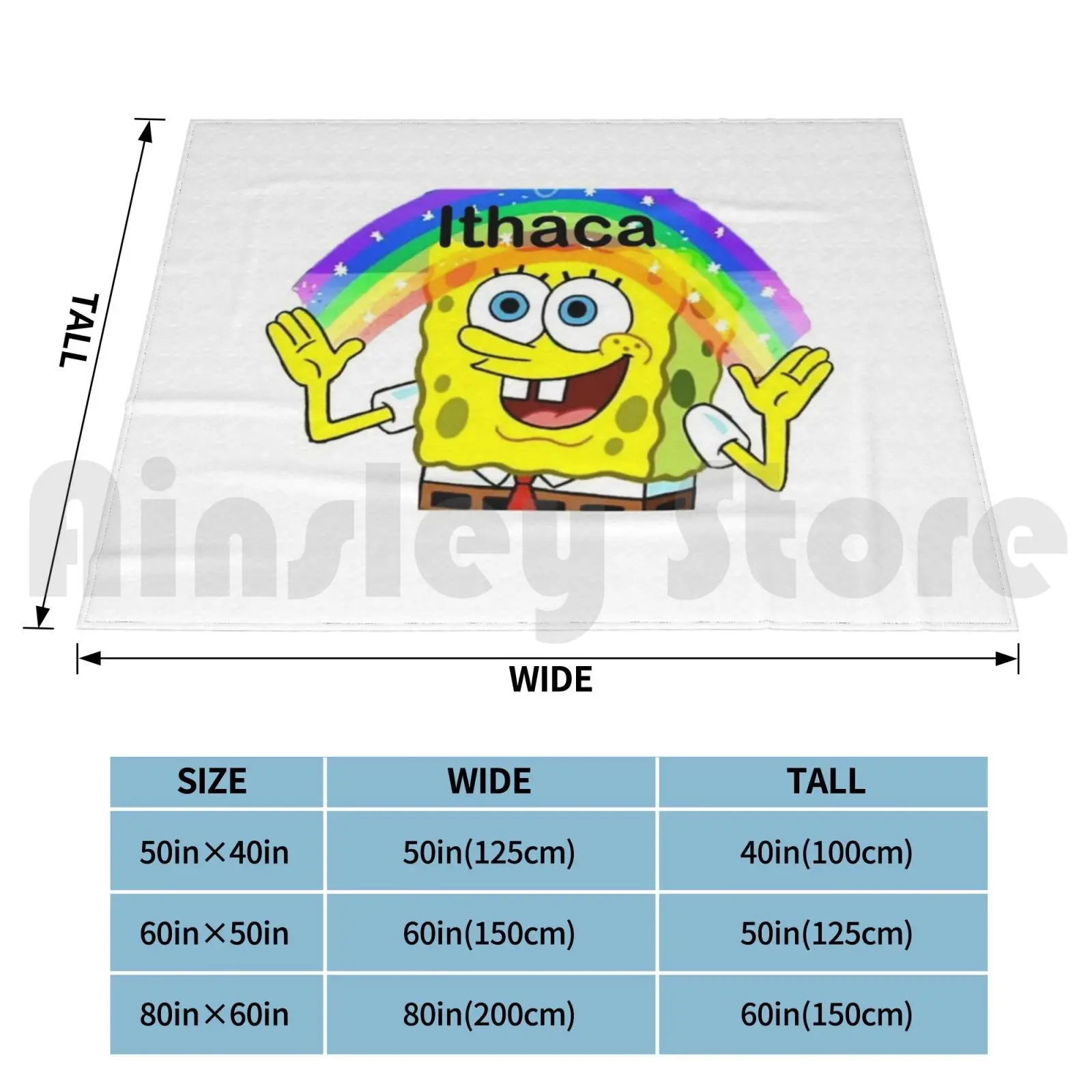 بطانية Ithaca أزياء مخصصة لكلية Ithaca Ithaca New York Cornell Cornell University New York #2