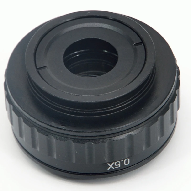 FYSCOPE Original Authentic 0.5X Focus Adjustable Microscope C Mount Adapter for New Type Trinocular Stereo Microscopio
