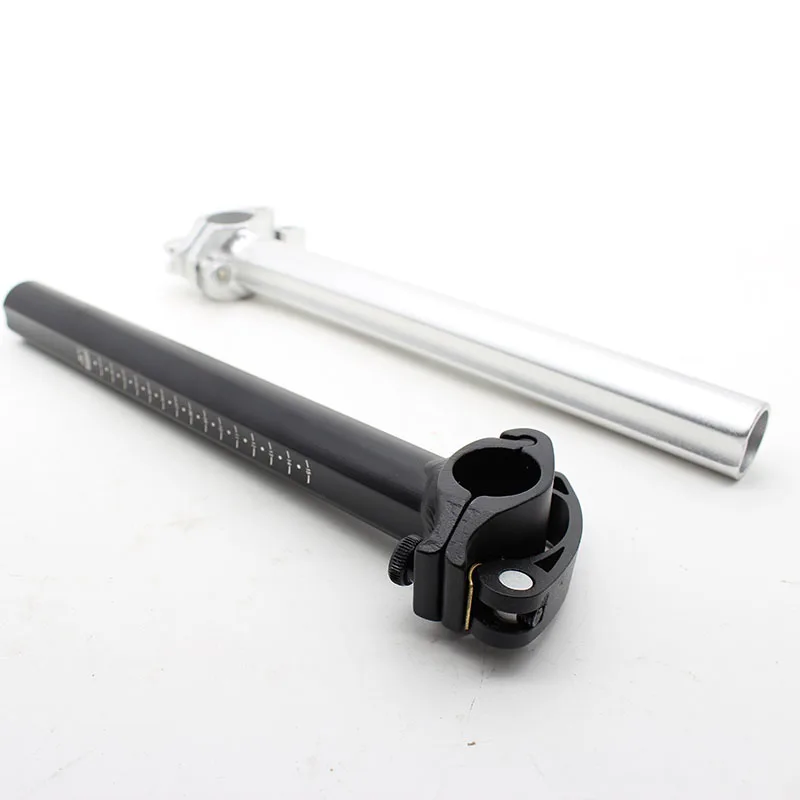 Folding Bike Original Stem 25.4mm 28.6mm Bilateral Adjustable Stem Folding Bicycle Double Section Stem Parts