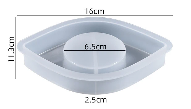 Eye-shaped Candle Holder Molds Silicone Mold for Epoxy Resin Casting DIY Simple Candlestick Craft Your Own Home Set-Table Art