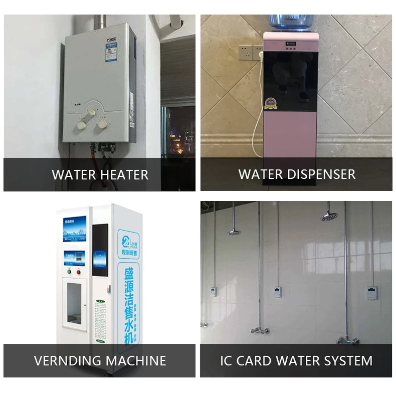 1/4" Wasserspender Wasserdurchflusssensor 1,75 MPa Hall-Sensor Intelligente Toilette PE-Rohr Turbinen-Durchflussmesser DC5~18V – Detail 6