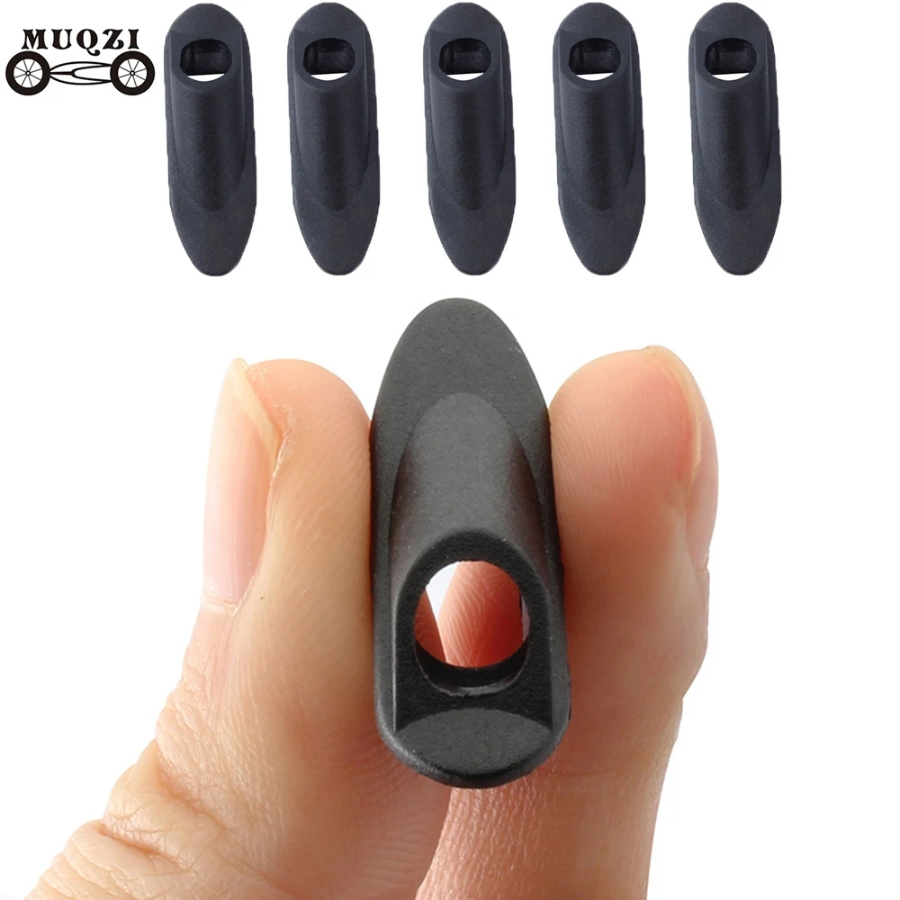 

10 шт. Велосипедный тормозной рычаг переключения передач троса освещения корпуса фиксированного устройства Велоспорт одно отверстие встраиваемый тормозной трос трубчатый зажим